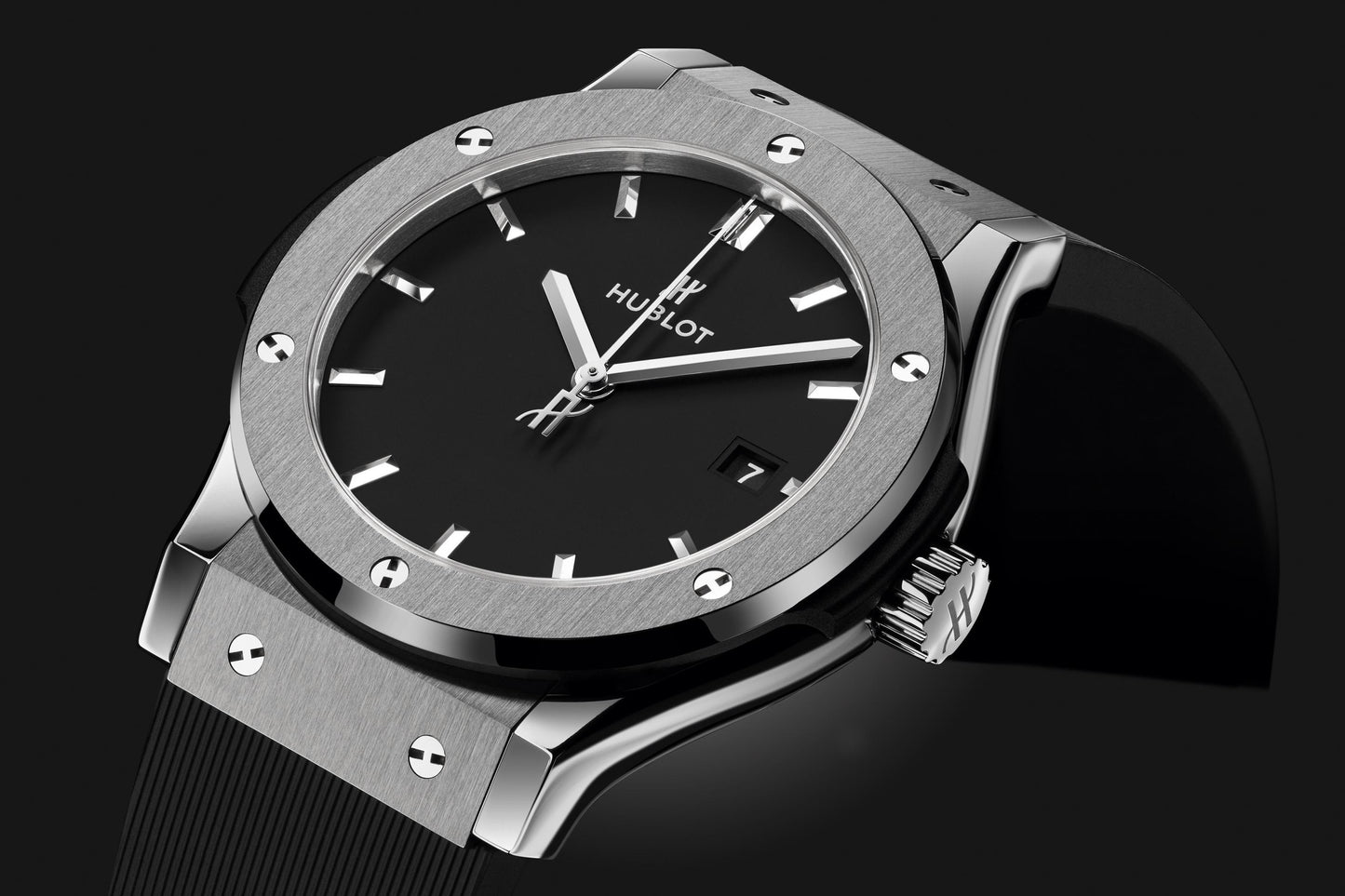 🕒 HUBLOT Classic Fusion – Black Dial Titanium Edition (Replica) By SHABAB STYLE
