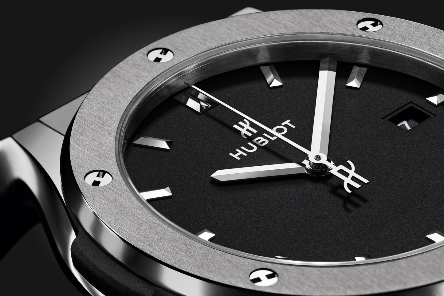 🕒 HUBLOT Classic Fusion – Black Dial Titanium Edition (Replica) By SHABAB STYLE
