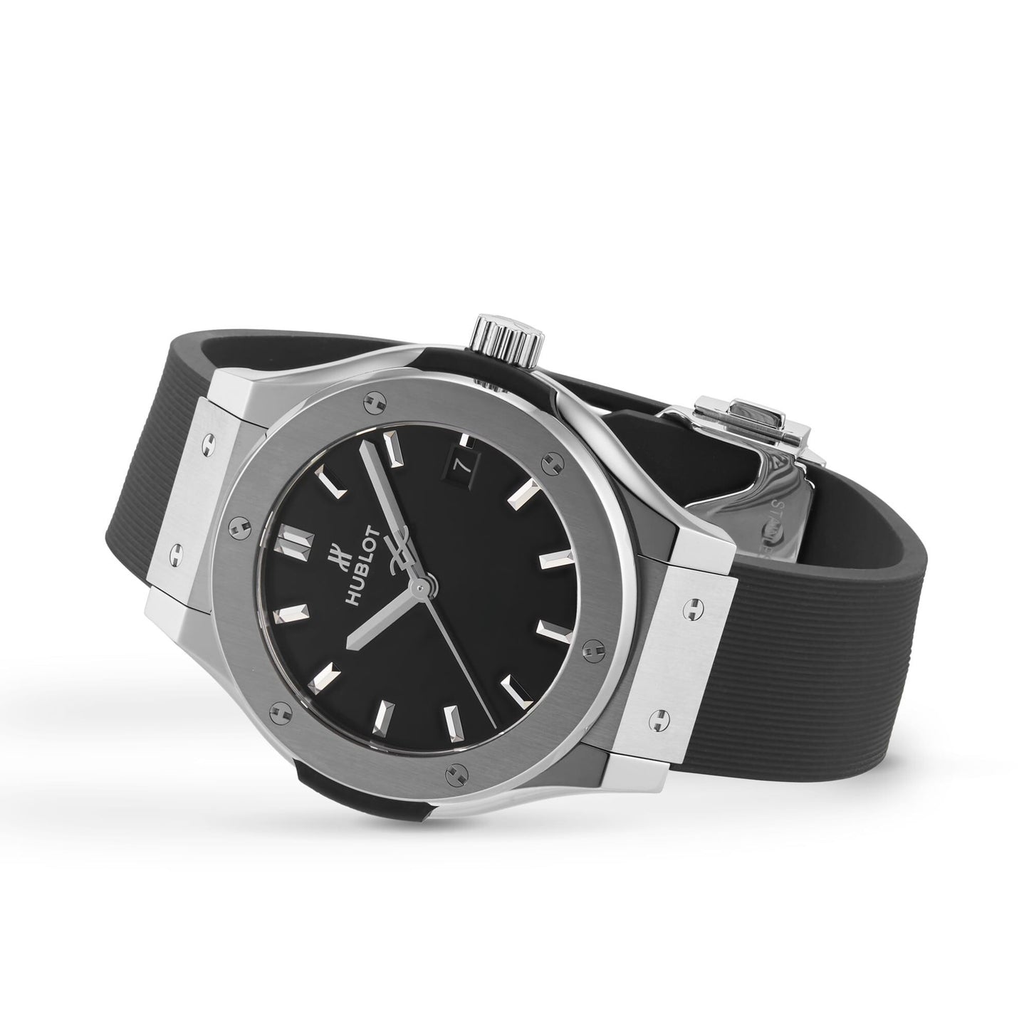 🕒 HUBLOT Classic Fusion – Black Dial Titanium Edition (Replica) By SHABAB STYLE
