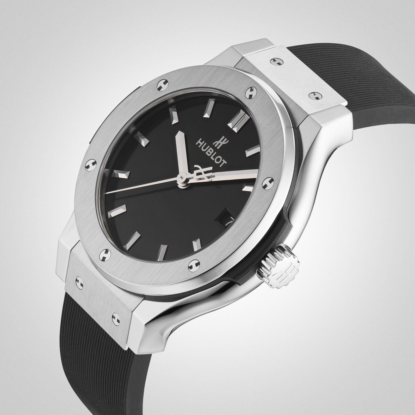 🕒 HUBLOT Classic Fusion – Black Dial Titanium Edition (Replica) By SHABAB STYLE