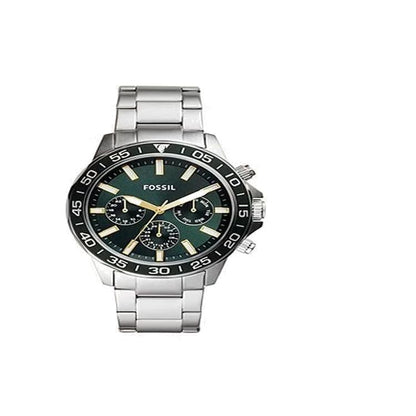 Men's Stainless Steel Chronograph Wrist Watch BQ2492 - 45 mm - Green